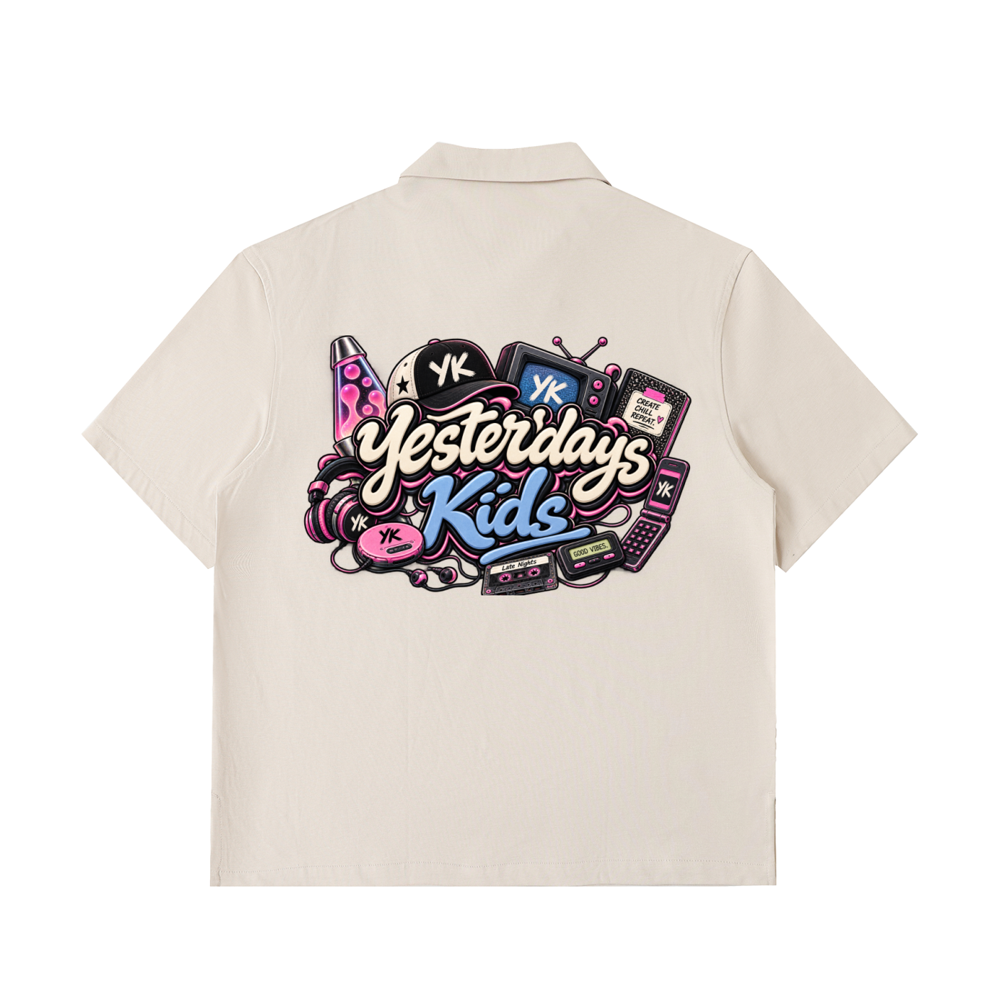 YK Half-Zip up Polo Shirt