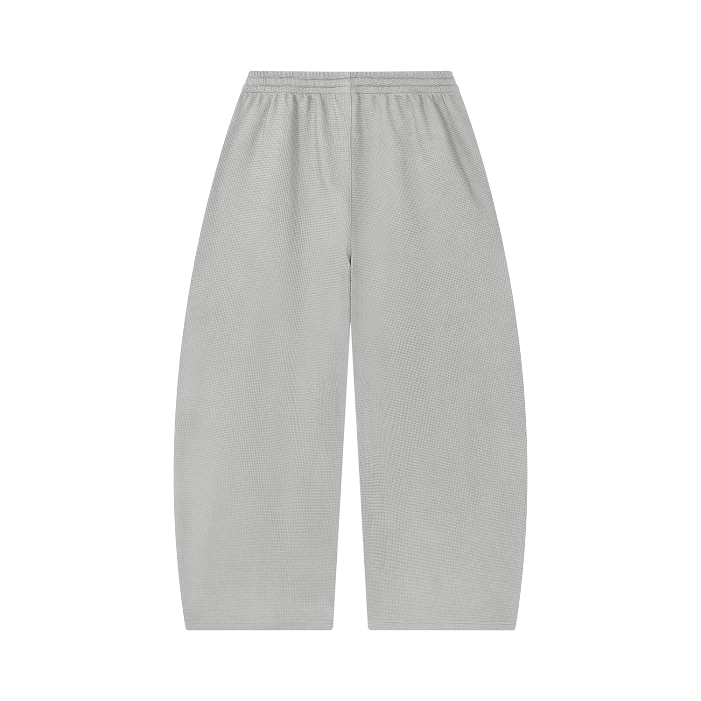 YK Waffle Barrel Leg Pants