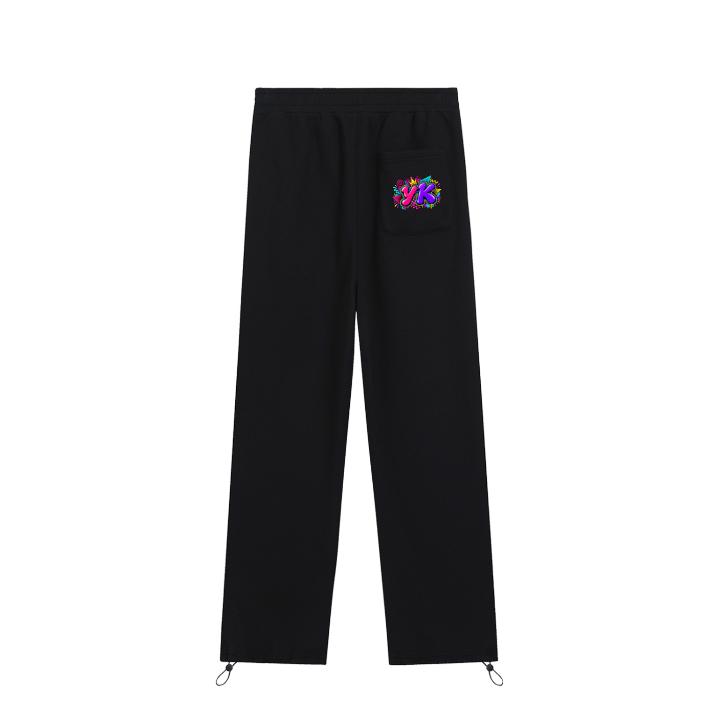 YK Adjustable-Hem Straight Leg Sweats