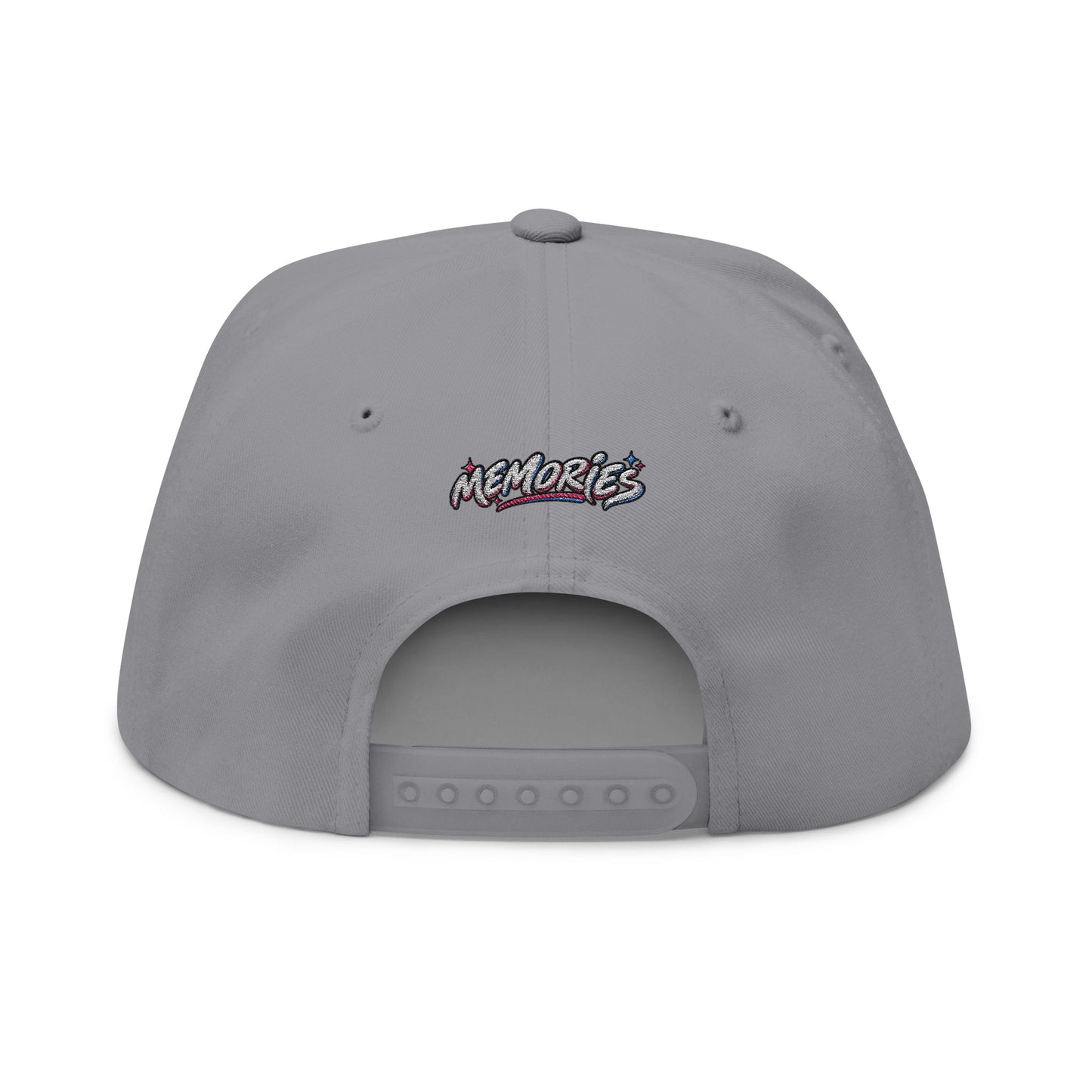 Retro TV Embroidered Flat Bill Cap — YK Graphic Snapback