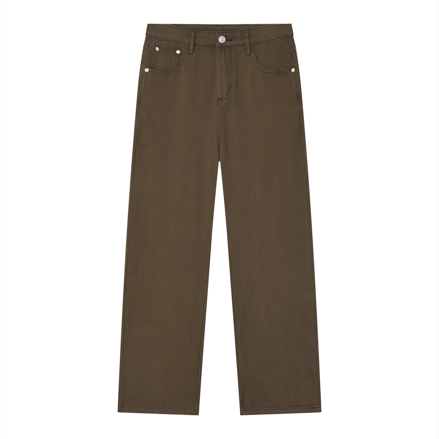 YK Vintage Wash Straight Leg Jeans