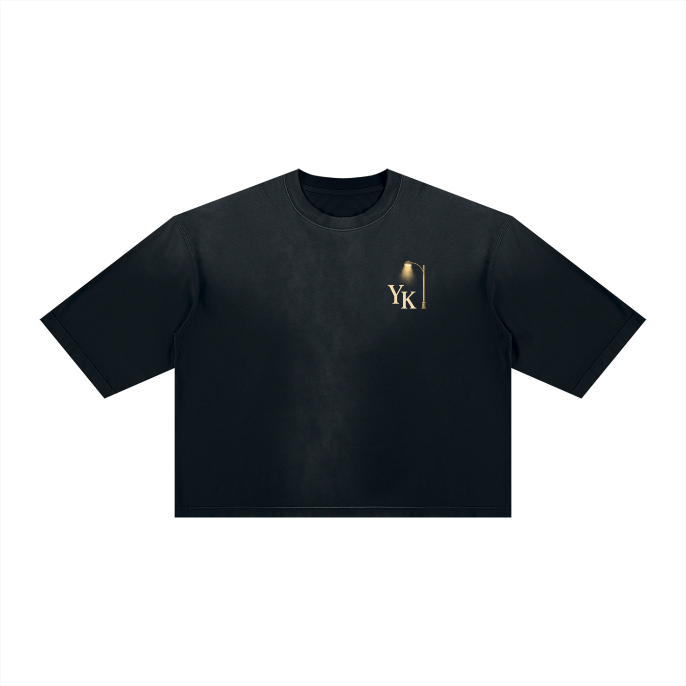 YK  Vintage Wash Sunfade Boxy T-Shirt