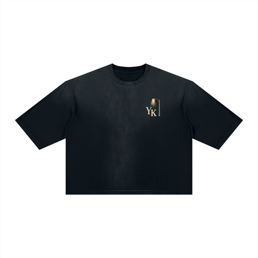 YK  Vintage Wash Sunfade Boxy T-Shirt