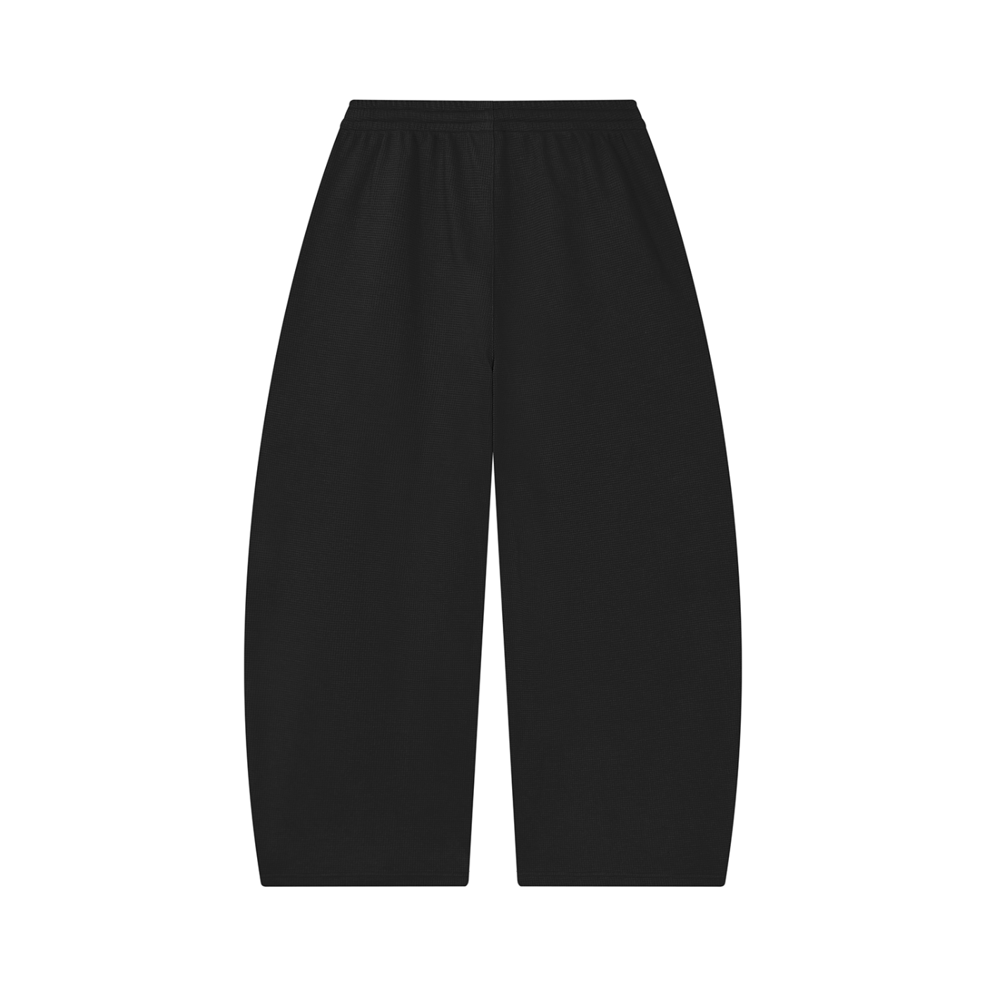 YK Waffle Barrel Leg Pants