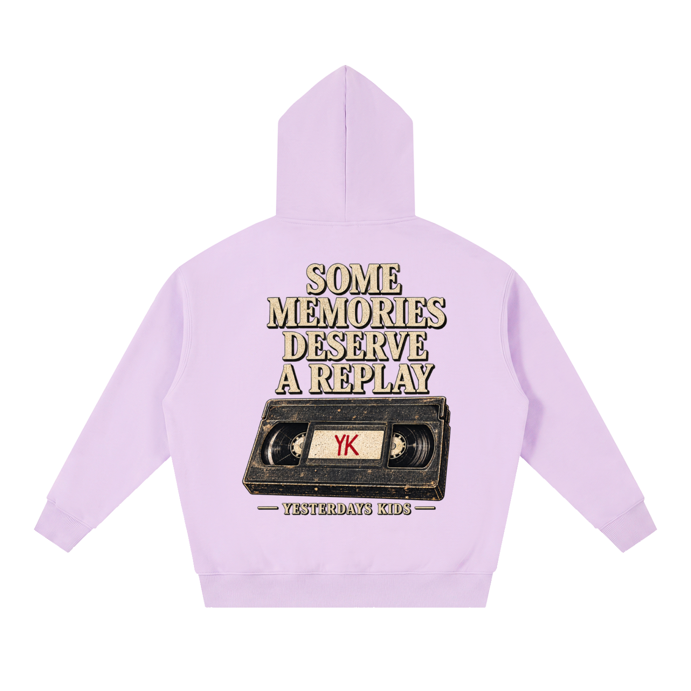 YK Essential Oversized Boxy Fit Fleece Hoodie