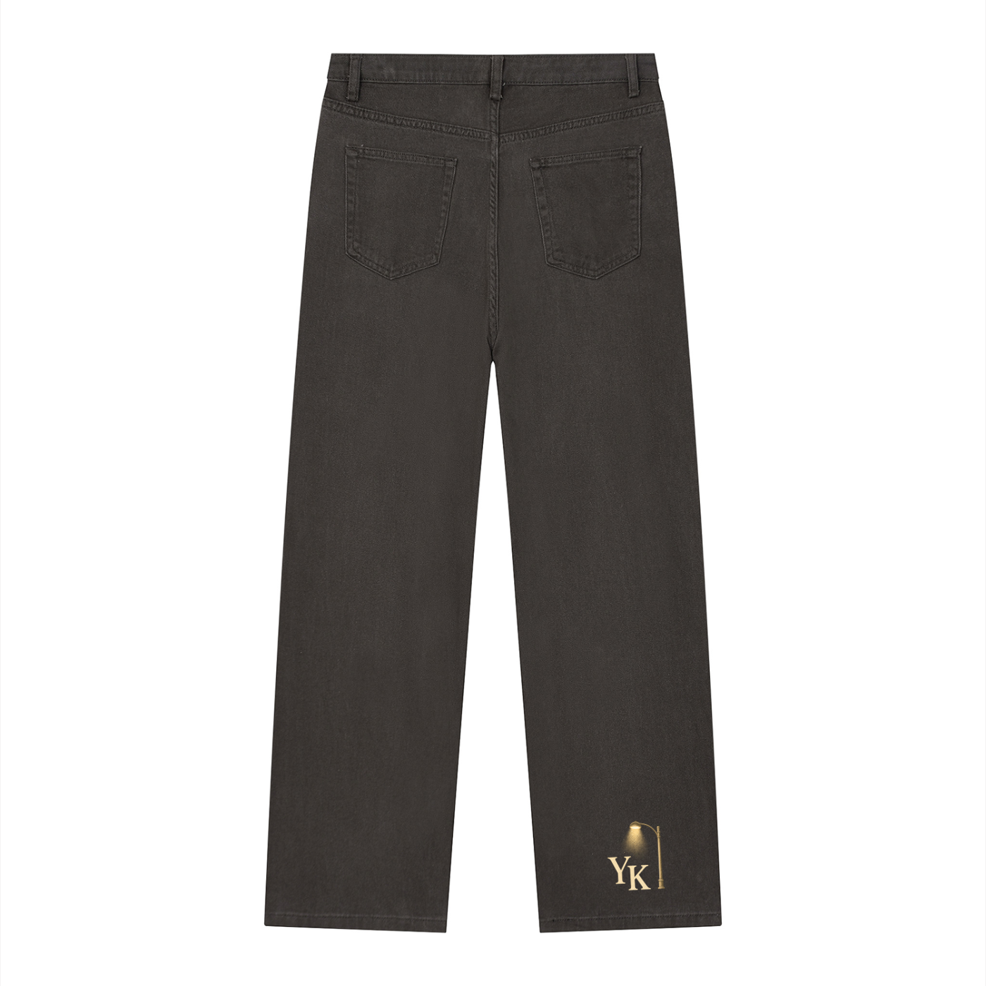 YK Vintage Wash Straight Leg Jeans