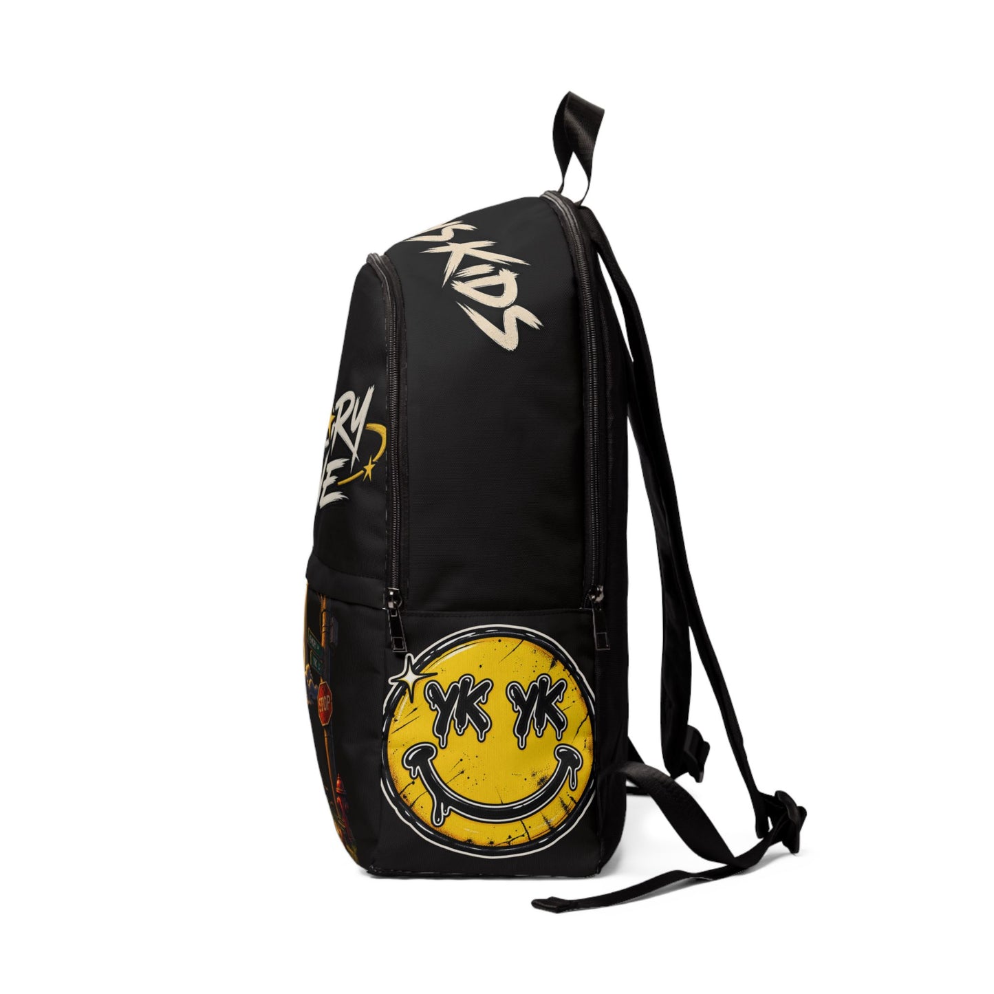 Memory Lane Backpack — Nostalgic Street Art Daypack