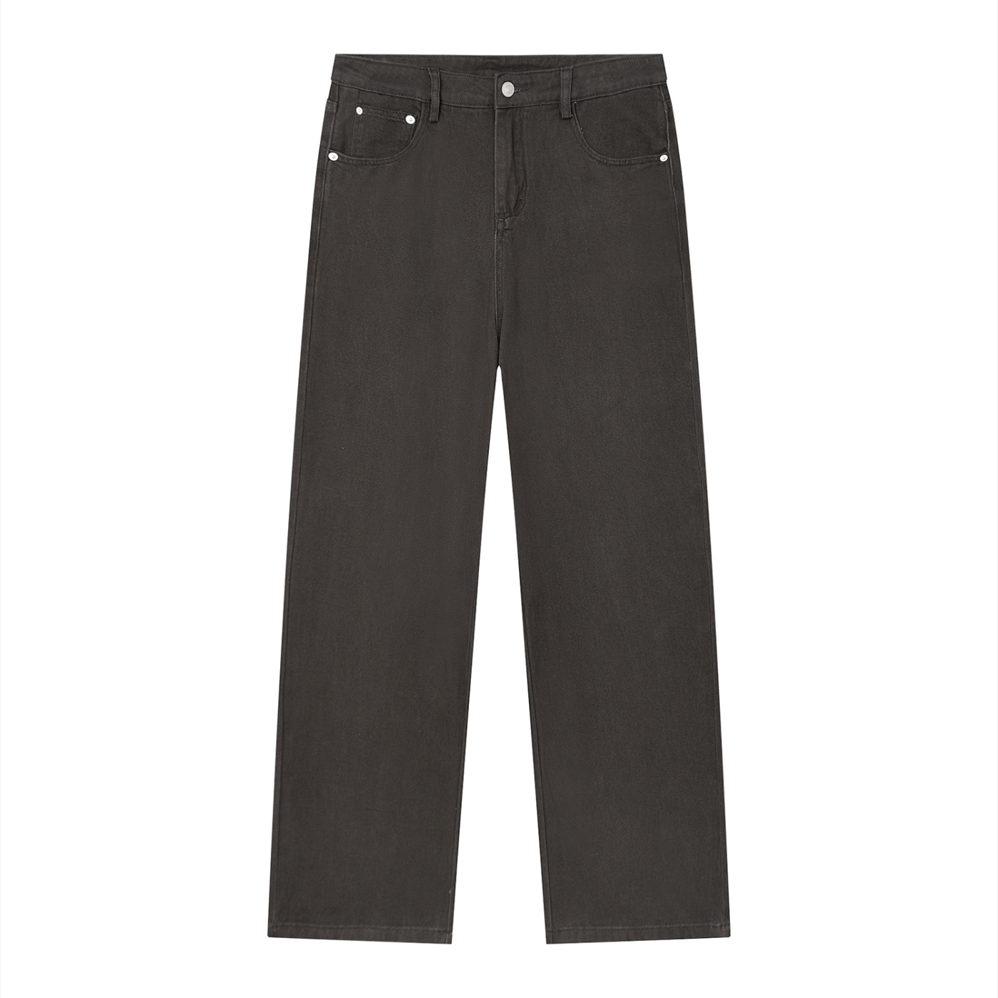 YK Vintage Wash Straight Leg Jeans