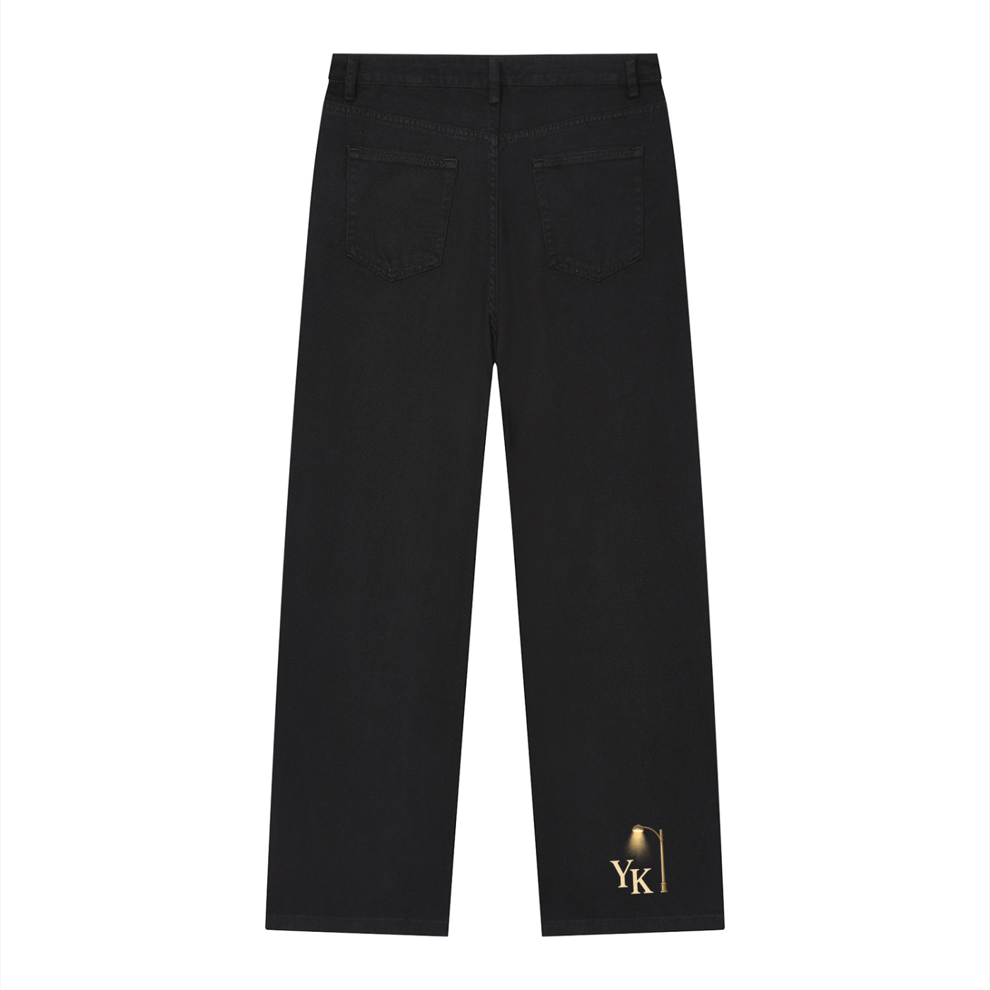 YK Vintage Wash Straight Leg Jeans