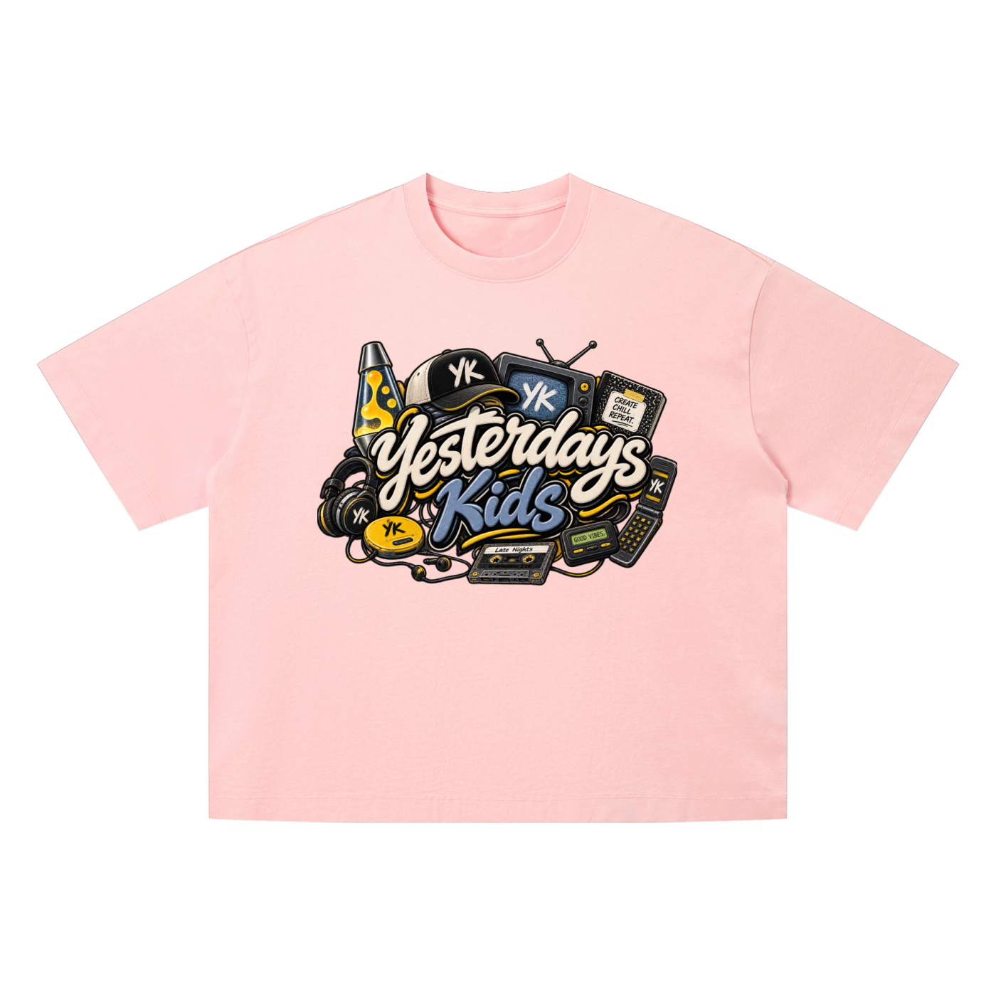 YK Vintage Wash Boxy T-Shirt