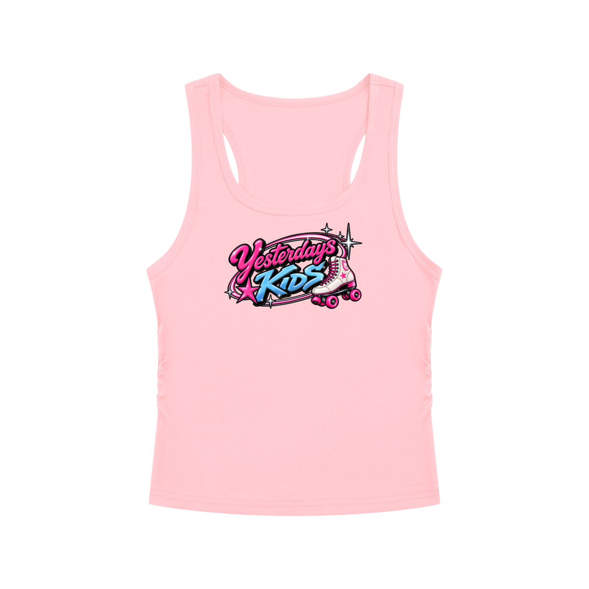 YK Roller Rink Women’s Ruched Tank