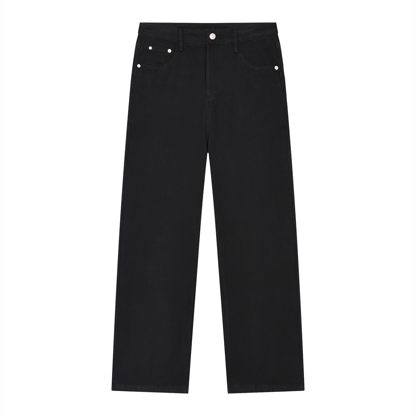 YK Vintage Wash Straight Leg Jeans