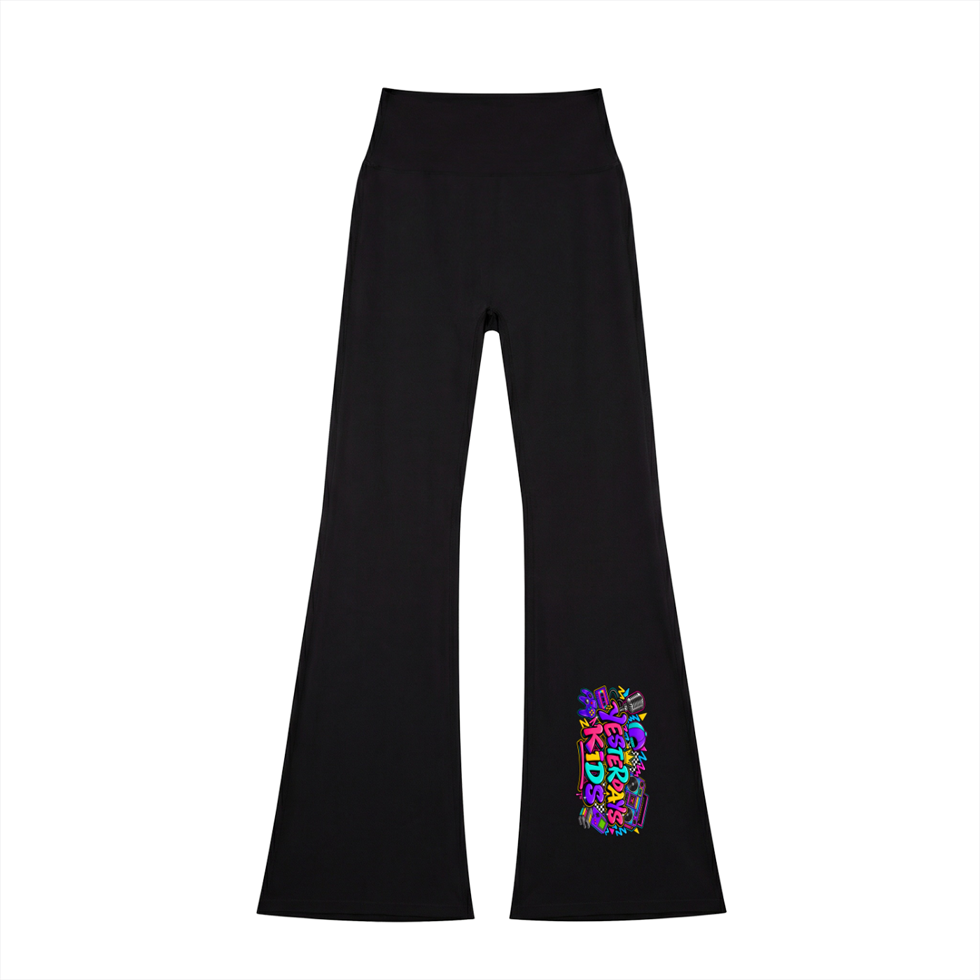 YK Women's High-Waisted Flare Leggings