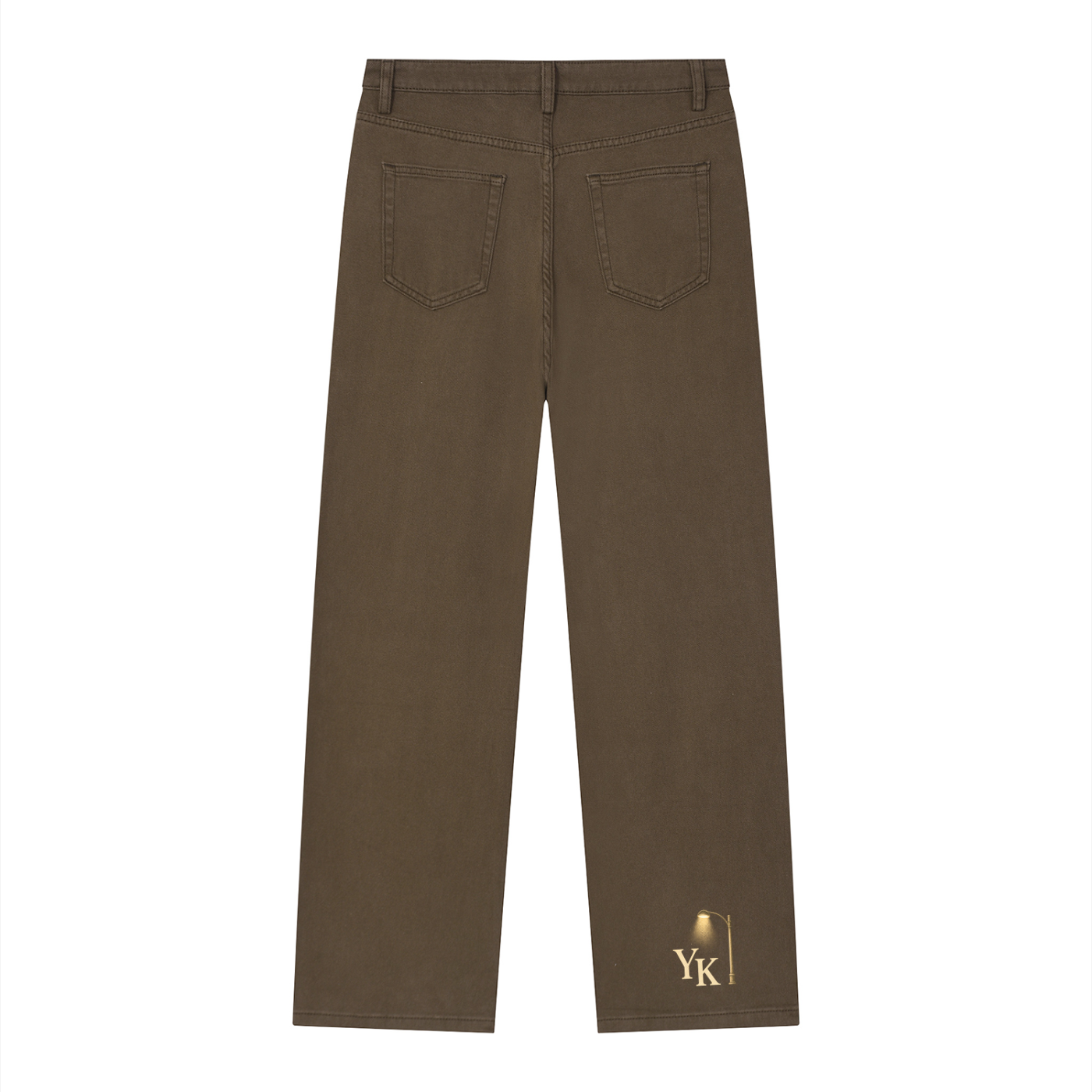 YK Vintage Wash Straight Leg Jeans