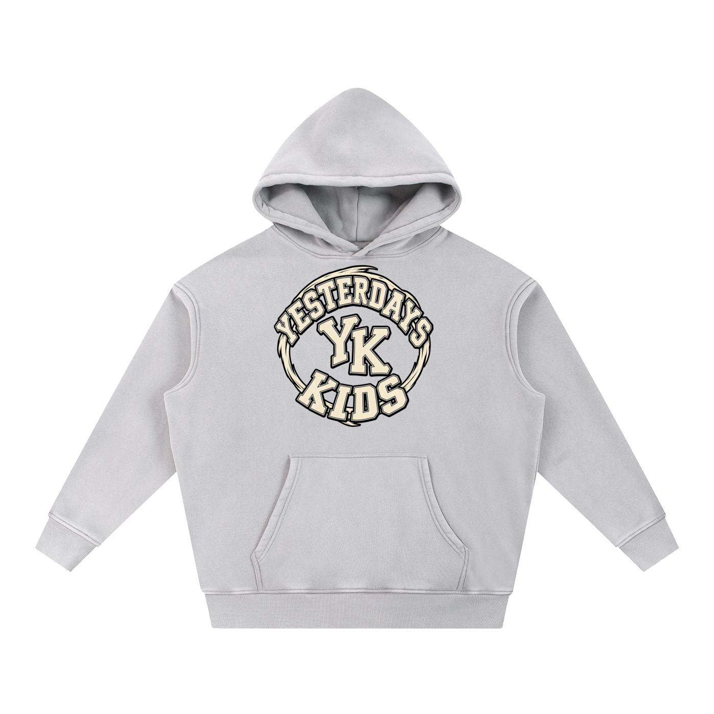 YK Snow Wash Fleece Oversize Hoodie