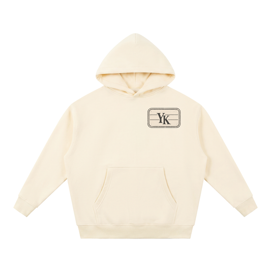YK Essential Oversized Boxy Fit Fleece Hoodie