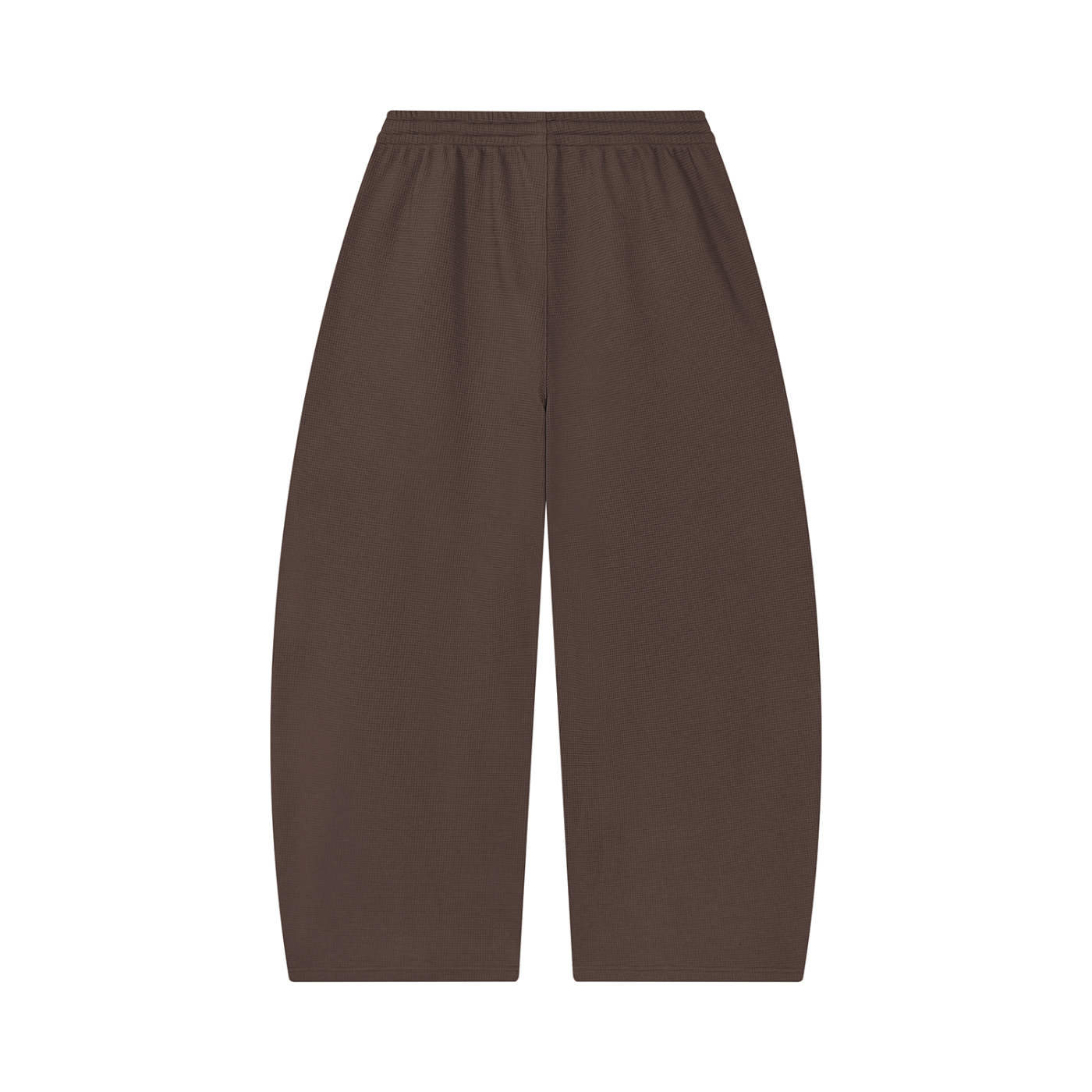 YK Waffle Barrel Leg Pants