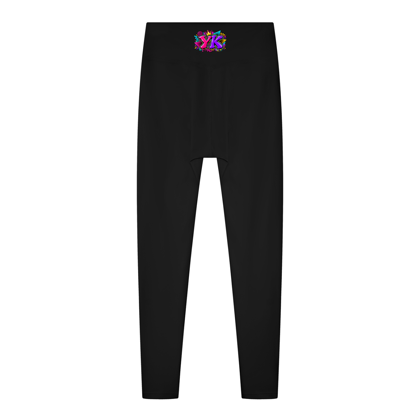 YK Women's Solid High Rise Leggings